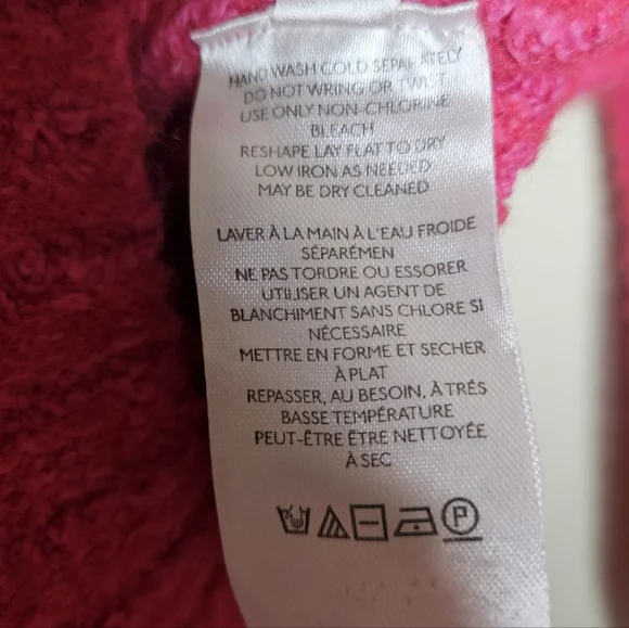 Free People Katie Knit Pullover Sweater, Size M, Pink, GUC - Picture 8 of 8